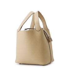 将图像加载到图库查看器中，HERMES Picotin Lock Trench Taurillon Clemence Size PM
