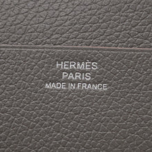 Load image into Gallery viewer, HERMES City 8CC Card Case Gris Meyer/Beton/Blue Nuit Evercolor
