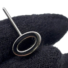 Load image into Gallery viewer, HERMES Pop Ash Earrings Size Mini White Gold Plated Lacquer
