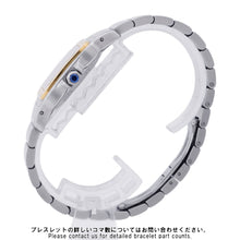 将图像加载到图库查看器中，CARTIER Santos Galve LM H41mm×W29mm Stainless Steel YG Silver DialW20058C4
