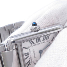 将图像加载到图库查看器中，CARTIER Tank mast SM H29.5mm×W22mm Stainless Steel Silver DialWSTA0051
