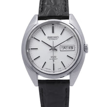 将图像加载到图库查看器中，SEIKO King Seiko Hi-Beat W37mm Stainless Steel Leather Silver Dial5626-7080
