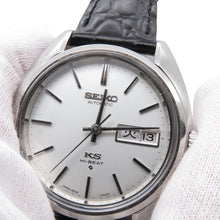 将图像加载到图库查看器中，SEIKO King Seiko Hi-Beat W37mm Stainless Steel Leather Silver Dial5626-7080
