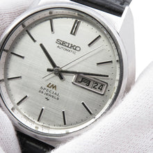将图像加载到图库查看器中，SEIKO Roadmatic Special W37mm Stainless Steel Leather Silver Dial5216-8020

