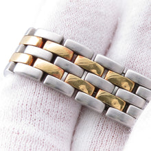 Load image into Gallery viewer, CARTIER PANTHERE SM 2 Row H30mm×W22mm Stainless Steel K18YG Ivory DialW25029B6
