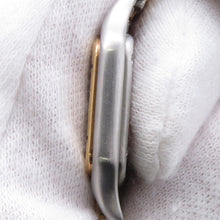 将图像加载到图库查看器中，CARTIER PANTHERE SM 2 Row H30mm×W22mm Stainless Steel K18YG Ivory DialW25029B6

