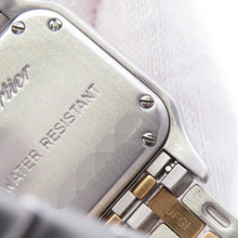 将图像加载到图库查看器中，CARTIER PANTHERE SM 2 Row H30mm×W22mm Stainless Steel K18YG Ivory DialW25029B6
