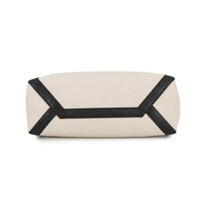 将图像加载到图库查看器中，Valentino Garavani Studded 2WAYTote Bag White/BlackUW2B0H19FWB_EX9 Canvas Leather
