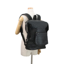 Load image into Gallery viewer, Bottega Veneta INTRECCIATO Backpack Black653118 Leather

