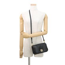 将图像加载到图库查看器中，LOEWE Goya Puffer Bag Shoulder Bag BlackA896W56X01 Shiny Napa Lambskin Size Mini
