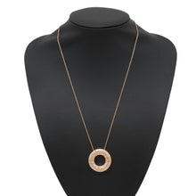 将图像加载到图库查看器中，TIFFANY&amp;Co. Atlas X Closed Circle Necklace 18K Pink Gold
