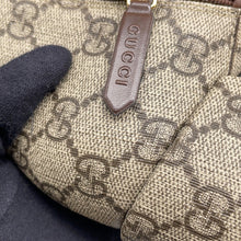 Load image into Gallery viewer, GUCCI Blondie EncreBoots Beige/Brown701706 GG Supreme Leather Size 35
