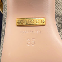 Load image into Gallery viewer, GUCCI Blondie EncreBoots Beige/Brown701706 GG Supreme Leather Size 35
