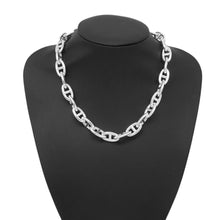 将图像加载到图库查看器中，HERMES Chaine d'Ancre Necklace 29 frames Size GM SV925

