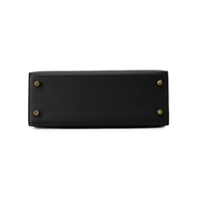 Load image into Gallery viewer, HERMES Kelly Sellier Black Epsom Size 25
