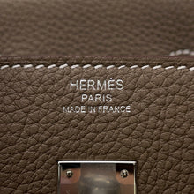 将图像加载到图库查看器中，HERMES Birkin Etoupe Togo Leather Size 25
