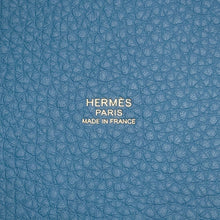 将图像加载到图库查看器中，HERMES Picotin Lock New Blue Jean Taurillon Clemence Size PM

