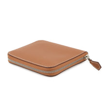 Load image into Gallery viewer, HERMES Azap compact silk in Gold Evercolor
