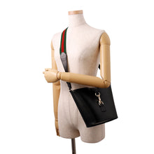 Load image into Gallery viewer, GUCCI Bucket Shoulder Bag Black782908 Leather Canvas
