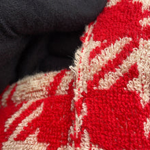 将图像加载到图库查看器中，MIUMIU Terrycloth Check 2-Way Tote Bag Red5BG236 pile
