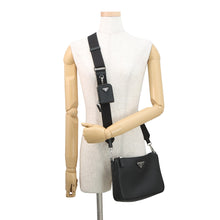Load image into Gallery viewer, PRADA Shoulder Bag Black2VH113 Saffiano LeatherLeather
