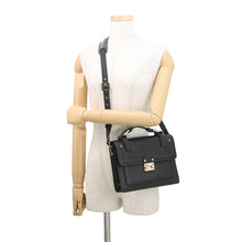 将图像加载到图库查看器中，Valentino Garavani Cabana Studded 2wayBag Black/GreenMW2B0165VB2_D80 Leather Size Medium
