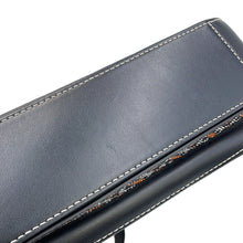 Load image into Gallery viewer, BURBERRY TBMonogram Shoulder Bag Black/Orange/White PVC Leather
