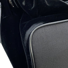 将图像加载到图库查看器中，SAINT LAURENT PARIS City Backpack Black462807 Velour Leather
