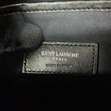 将图像加载到图库查看器中，SAINT LAURENT PARIS City Backpack Black462807 Velour Leather
