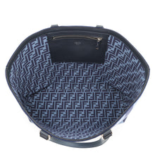 Load image into Gallery viewer, FENDI Go-to-Shopper Tote Navy/Blue7VA610 Canvas Leather
