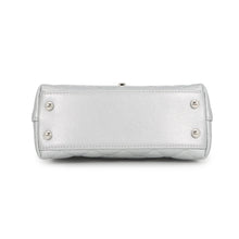 Load image into Gallery viewer, CHANEL Coco Handle 2WAYHandbag SilverAS2215 Caviar Leather Size XXS
