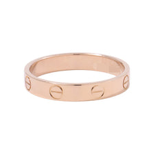 Load image into Gallery viewer, CARTIER Mini Love Ring Size Small/57/#17B4085200 18K Pink Gold
