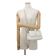 Load image into Gallery viewer, CHANEL Coco handle WhiteA92990 Caviar Leather Size 24
