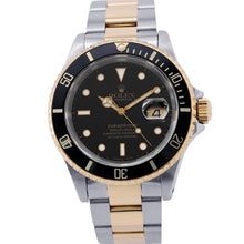 Load image into Gallery viewer, ROLEX Submariner Date W40mm Stainless Steel K18YG Black Dial16613
