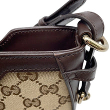 Load image into Gallery viewer, GUCCI Mini bucket bag Beige/Brown782919 GG Canvas Leather

