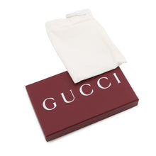 将图像加载到图库查看器中，GUCCI Script Key Ring with Coin Purse Gray790102 0416 Leather
