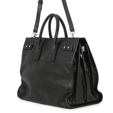 Load image into Gallery viewer, SAINT LAURENT PARIS Sac de Jules Souple Large 2WAY Tote Bag Black478167 Croco embossed leather

