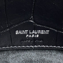 Load image into Gallery viewer, SAINT LAURENT PARIS Sac de Jules Souple Large 2WAY Tote Bag Black478167 Croco embossed leather
