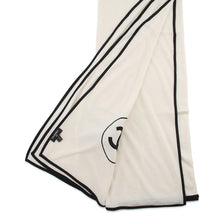 Load image into Gallery viewer, CHANEL CC Logo Stole Ivory/BlackA52032-X01249-C2666 Cashmere70% Silk30%
