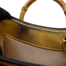 将图像加载到图库查看器中，GUCCI Diana Nano Bag Gold760251 Leather Size Nano
