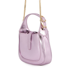 Load image into Gallery viewer, GUCCI Jackie 1961 Nanobag MetalicPink760249 Leather
