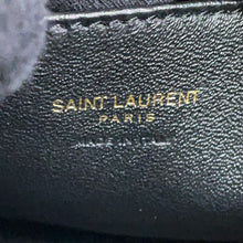 将图像加载到图库查看器中，SAINT LAURENT PARIS Baby mosquito bus Black568853DV7001000 Leather
