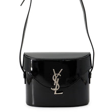 将图像加载到图库查看器中，SAINT LAURENT PARIS June Shoulder Bag Black713700AAAWT1000 Patent Leather
