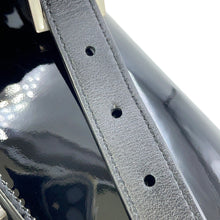 将图像加载到图库查看器中，SAINT LAURENT PARIS June Shoulder Bag Black713700AAAWT1000 Patent Leather
