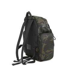 将图像加载到图库查看器中，SAINT LAURENT PARIS HUNT Camouflage Backpack Khaki/Black437110 Nylon Leather

