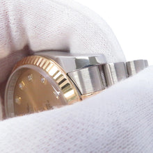 将图像加载到图库查看器中，ROLEX Datejust W36mm Stainless Steel 18KYG Champagne Dial116233G

