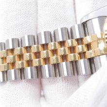 将图像加载到图库查看器中，ROLEX Datejust W36mm Stainless Steel 18KYG Champagne Dial116233G
