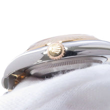 将图像加载到图库查看器中，ROLEX Datejust W36mm Stainless Steel 18KYG Champagne Dial116233G
