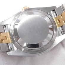 将图像加载到图库查看器中，ROLEX Datejust W36mm Stainless Steel 18KYG Champagne Dial116233G
