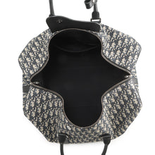 Load image into Gallery viewer, Dior Oblique Jacquard Lingot 2-Way Travel Bag Beige/Navy1ADDU115YKY_H27E Canvas Leather Size 50
